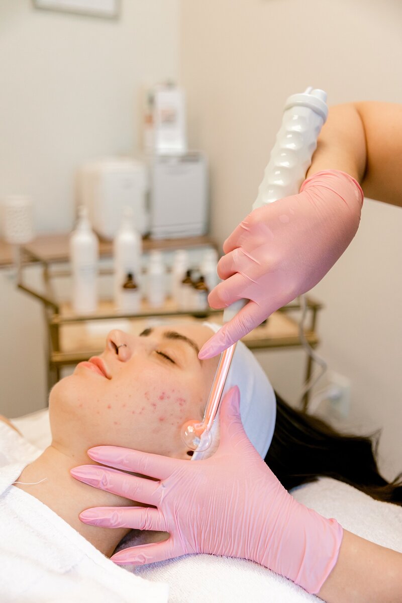 Allure Aesthetics treatment in progress