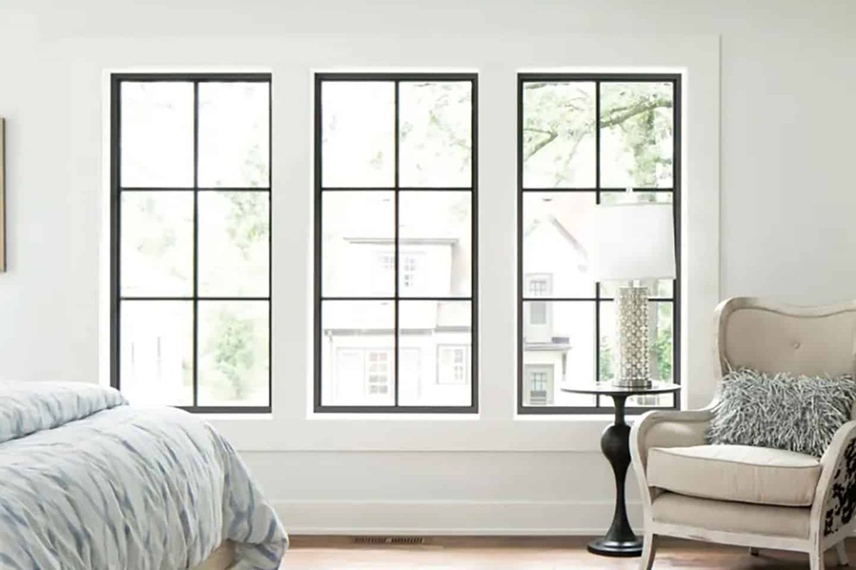 Bright interior with large windows by Master Craftsmen