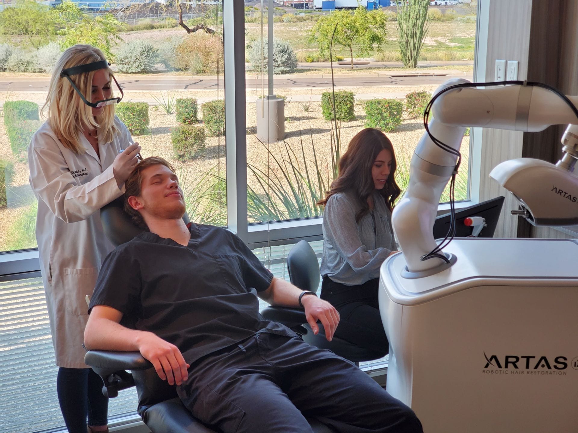 ARTAS robotic hair restoration procedure